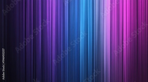 Obraz Abstract vertical lines in gradient hues of purple, blue, and pink create a vibrant background.
