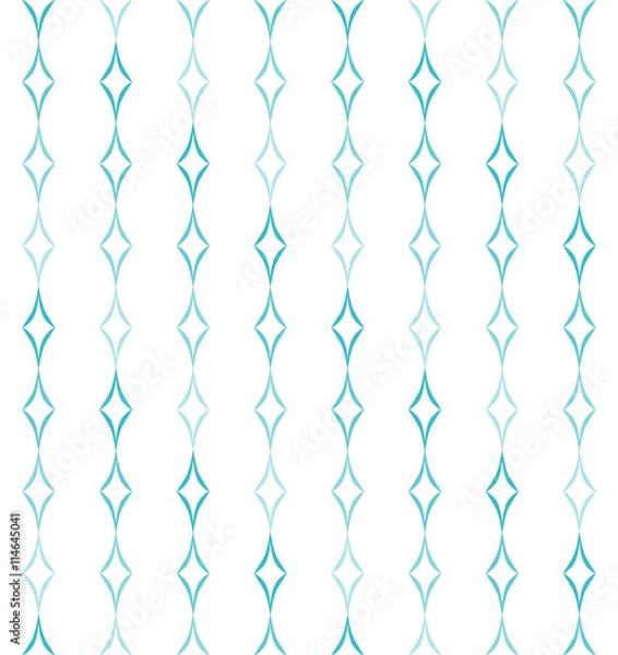 Fototapeta Curved Diamonds Pattern