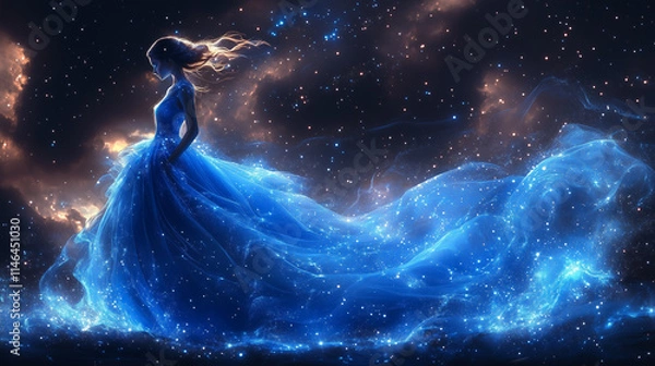 Obraz Cinderella inspiration Fairy Tale Illustration for Classic Story Concepts

