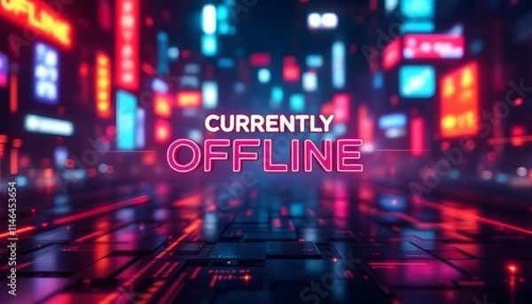 Fototapeta Professional Offline Screen design for Twitch Streaming Channels
