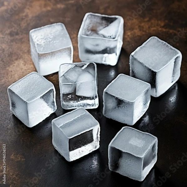 Obraz cube of ice