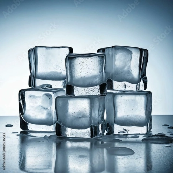 Obraz melting cubes