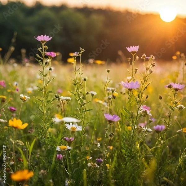Obraz field of daisies
