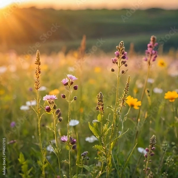 Obraz flowers in the field