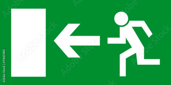 Fototapeta Fluchtweg