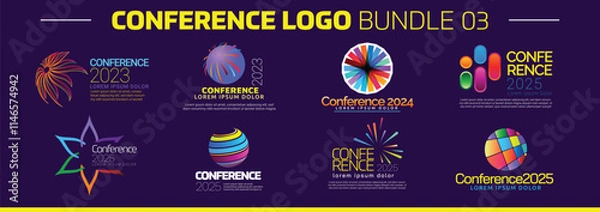 Obraz Logo Conference Bundle 04