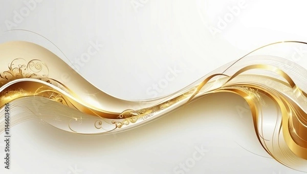 Fototapeta abstract background with waves