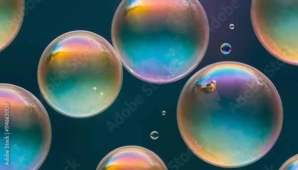 Fototapeta background with bubbles
