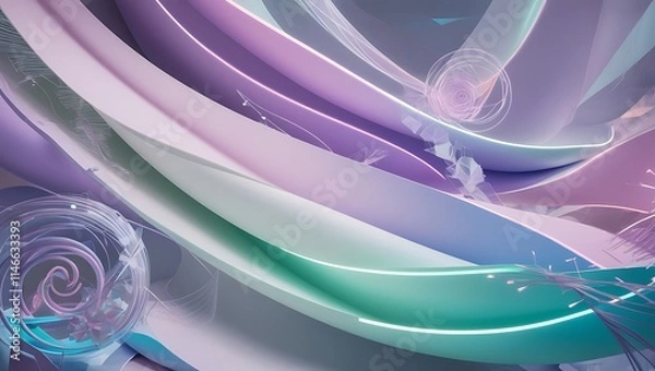 Fototapeta abstract background with lines