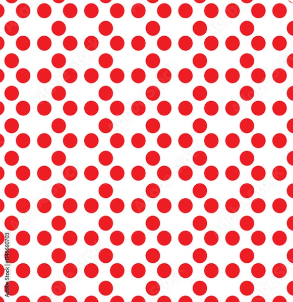 Obraz texturised white color polka dots over salmon red background