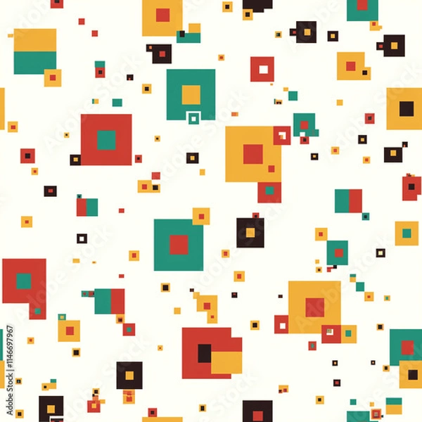 Obraz seamless geometric pattern