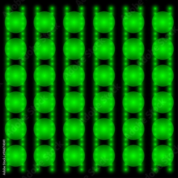 Fototapeta Green circles. Vector illustration.