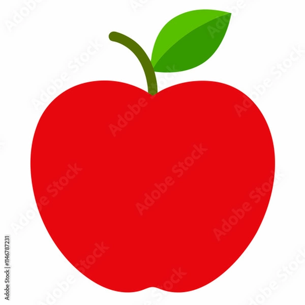 Obraz Apple isolated on white background