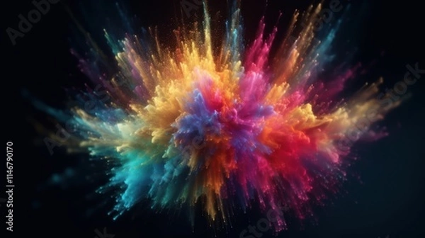 Fototapeta Vibrant Color Explosion: A Symphony of Hues