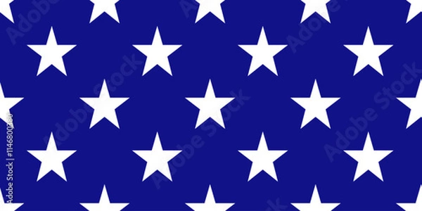 Obraz american flag star seamless pattern 