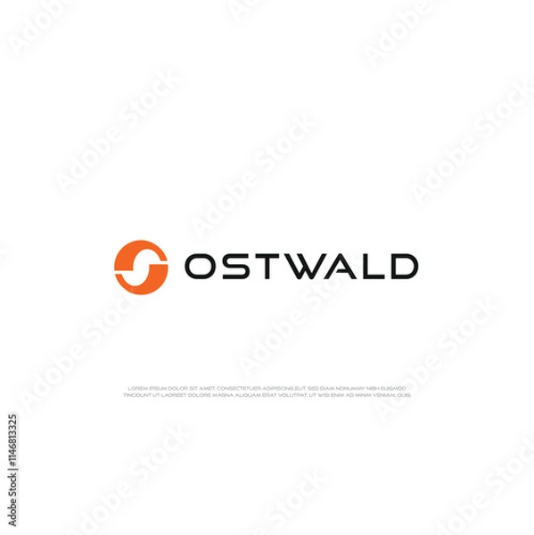 Fototapeta s letter initial logo vector icon illustration overlap overlapping style