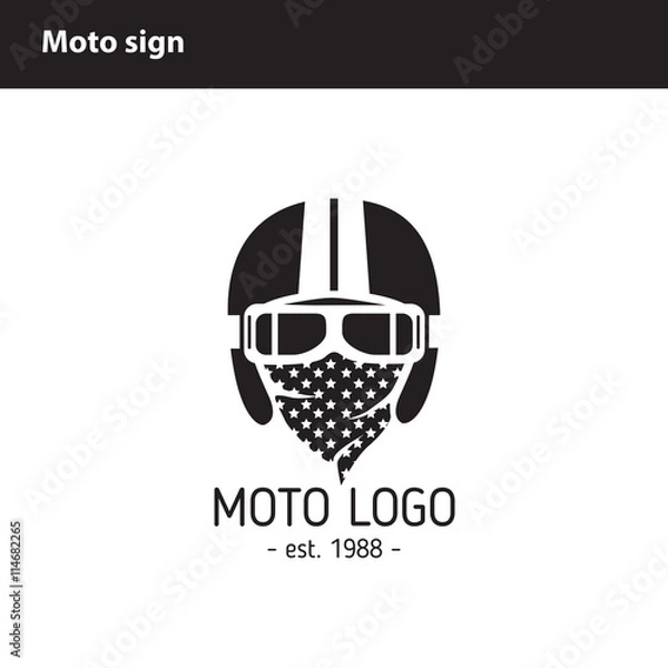 Obraz Warsztat logo Moto