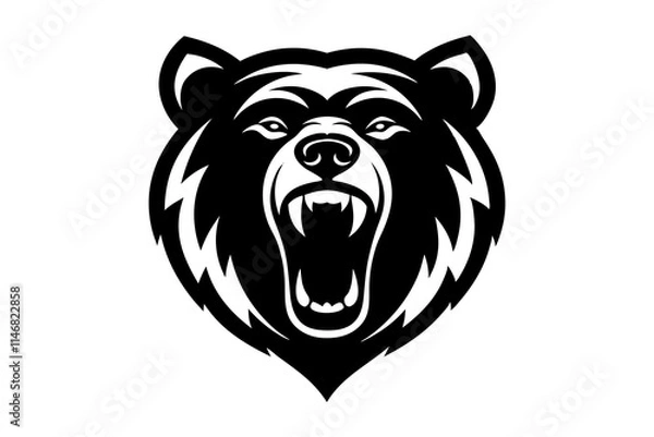 Fototapeta angry bear