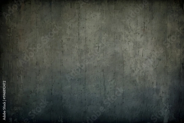 Fototapeta Dark grunge concrete wall creating dramatic background texture
