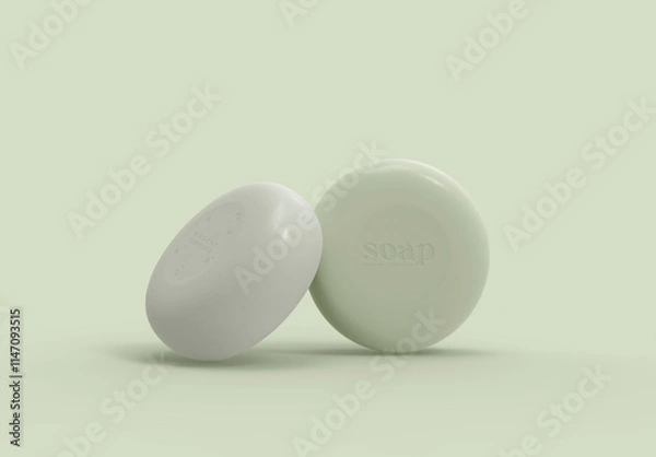 Fototapeta 3d Embossed Hand Soaps Mockup