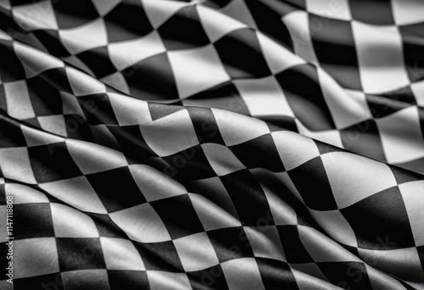 Obraz checkered flag background