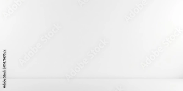 Fototapeta Subtle white marble texture with soft light reflections, clean, simple