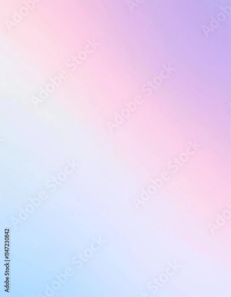 Fototapeta Pastel Gradient Background  Soft Pink  Blue  and Purple Blurred Texture for Design
