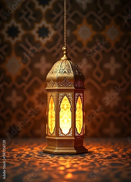 Fototapeta Ramadan Kareem greeting card design with beautiful