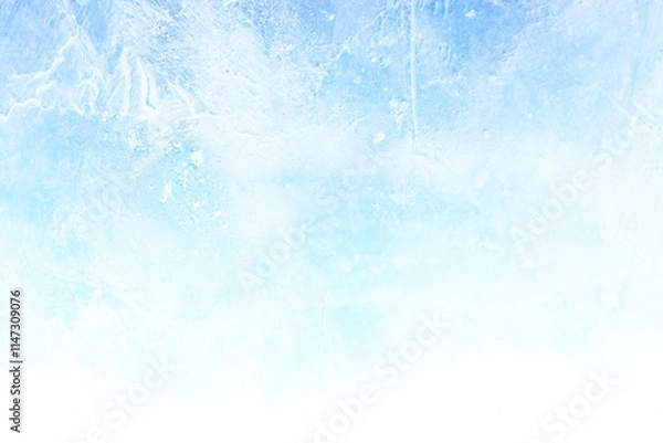 Obraz 油彩グラデテクスチャ アイスブルー 背景素材 アート 絵の具 明るい 爽やか 涼しげ