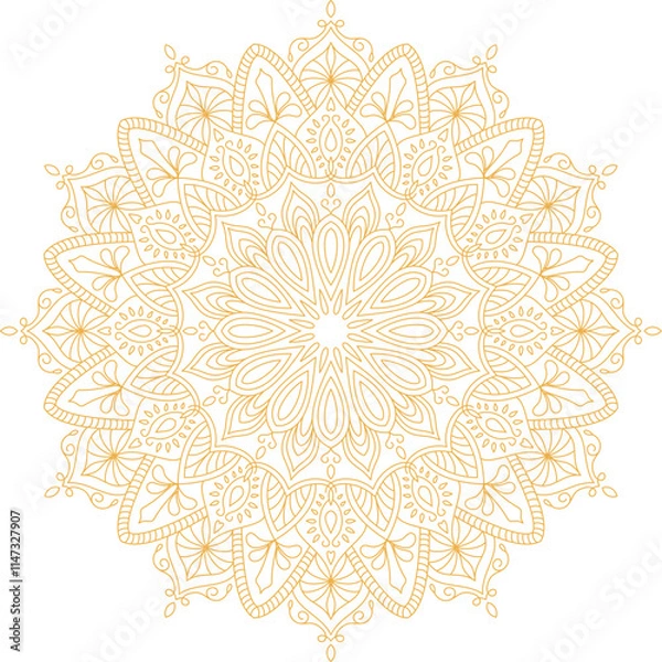 Obraz Islamic mandala ornament vector