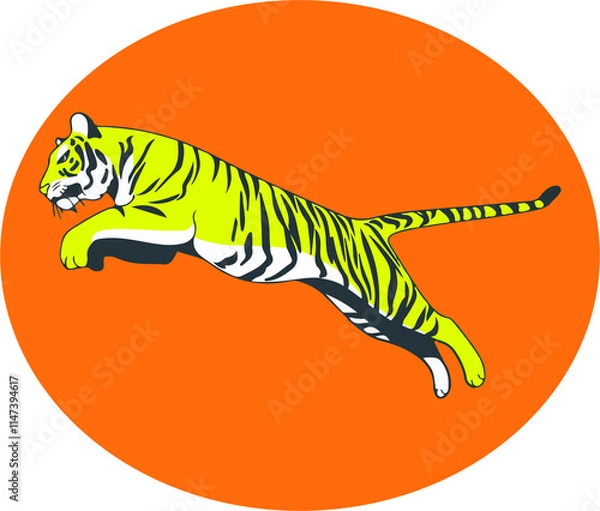 Obraz illustration of a Tiger