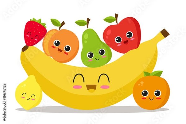 Obraz Cool fruit set