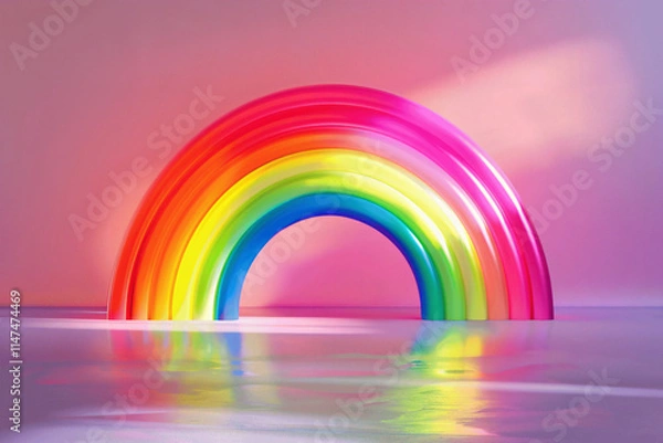 Obraz rainbow on wall