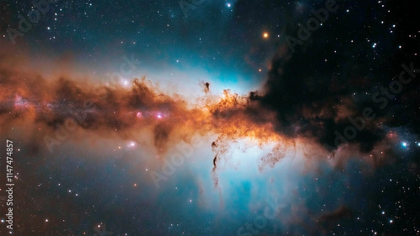 Obraz galaxy, space, universal, stars