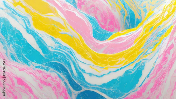 Obraz マーブル模様