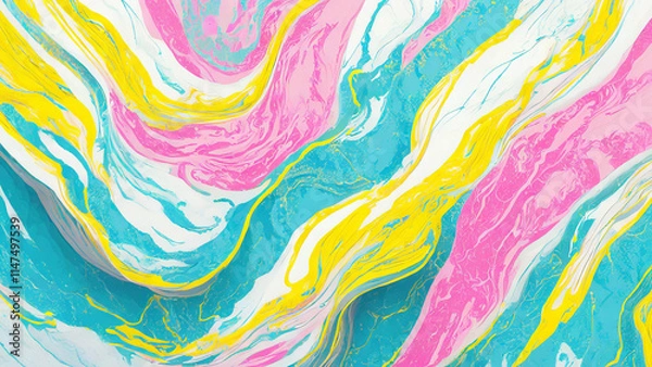 Obraz マーブル模様