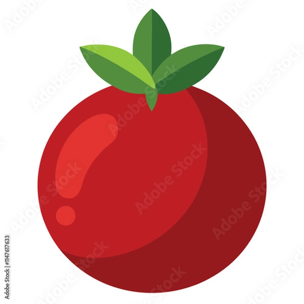 Obraz pomegranate vector illustration on a white background