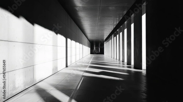 Fototapeta through, minimalist style, clean aesthetic, sharp focus