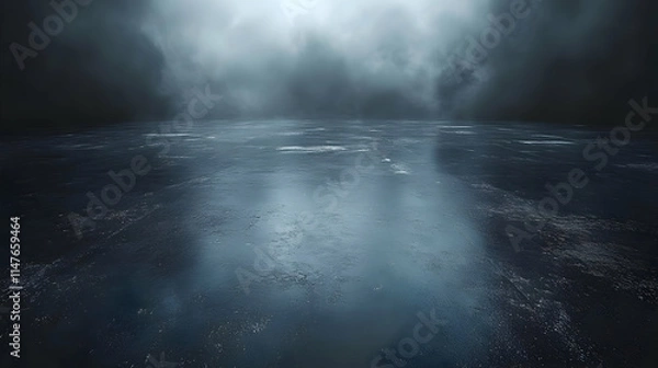 Obraz Dark Blue Water Abstract Background