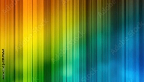 Fototapeta a close up of a rainbow colored wallpaper with a blurry background