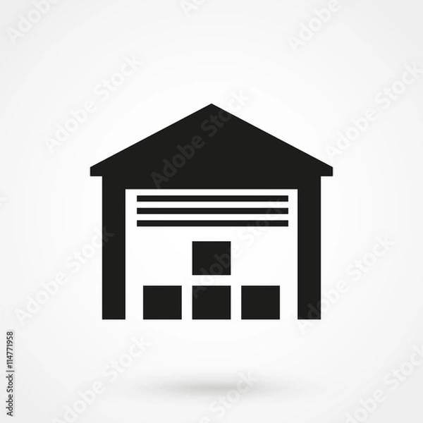 Obraz warhouse icon