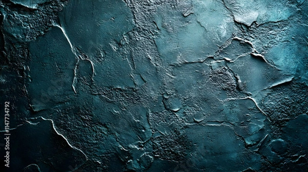 Fototapeta Dark Teal Textured Abstract Background Illustration