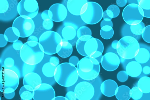 Obraz Aqua bokeh background.