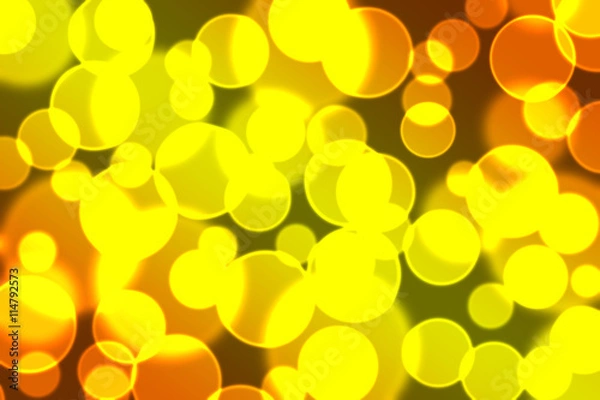 Obraz Red-Yellow bokeh background.
