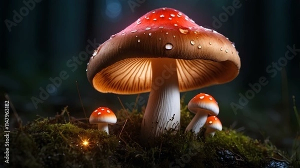 Fototapeta fly agaric mushroom