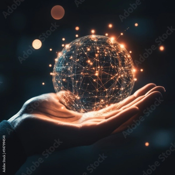 Obraz Connecting the light globe