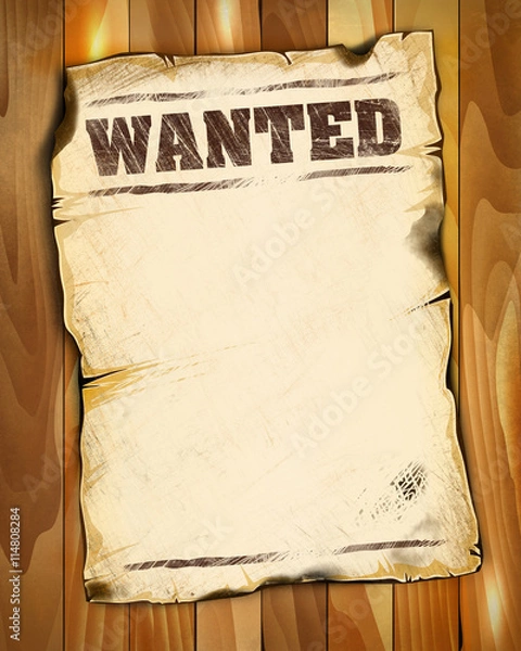 Obraz wanted poster empty 2