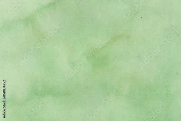 Fototapeta Abstract green watercolor texture background, green textured vector banner. watercolor splash, vector grunge for print and t-shirt design.
