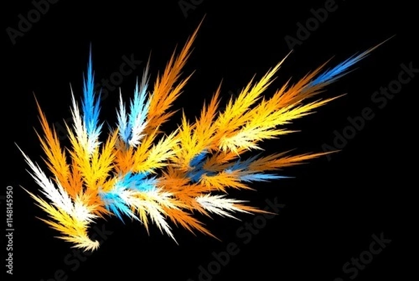 Fototapeta Computer generated fractal pattern and shape