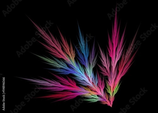 Obraz Computer generated fractal pattern and shape